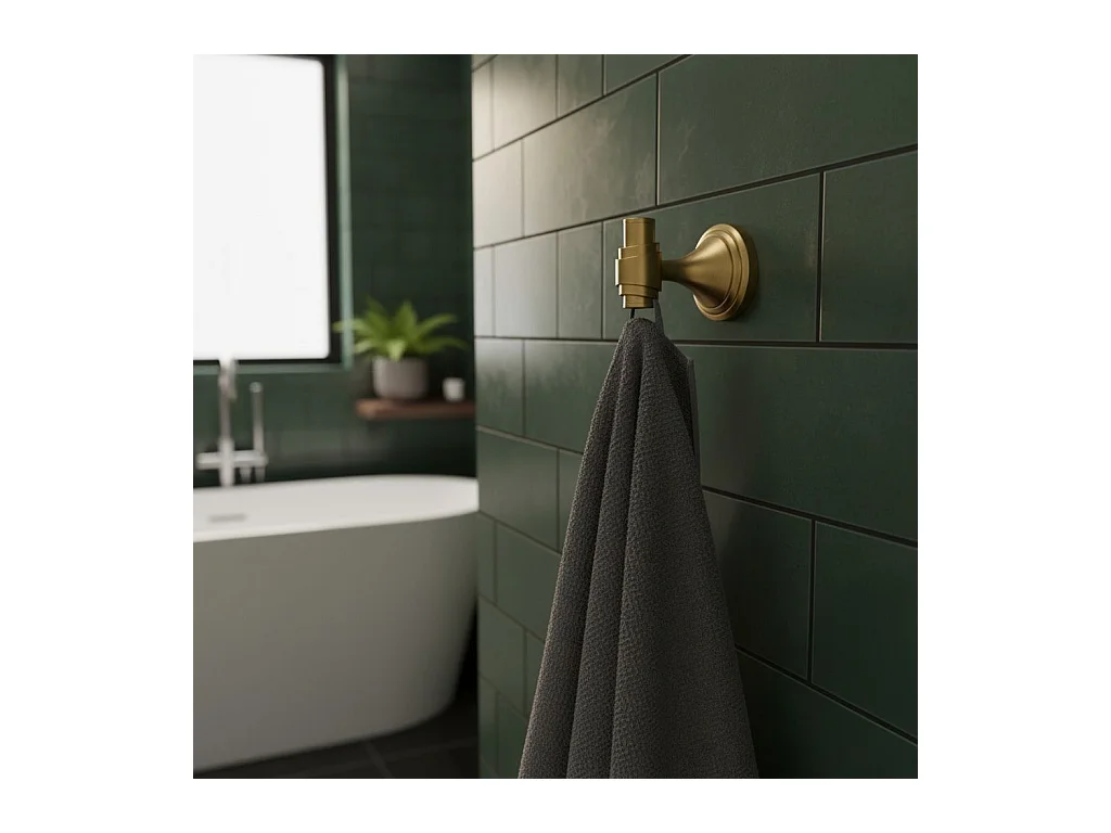 Badezimmeraufhänger Rea 16101 Aristo Brush Gold