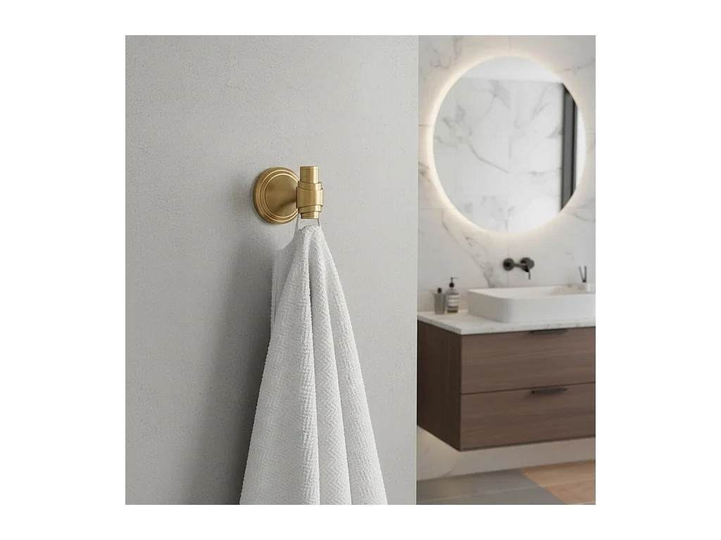 Badezimmeraufhänger Rea 16101 Aristo Brush Gold