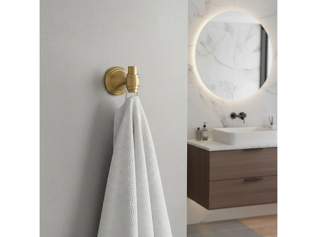 Badezimmeraufhänger Rea 16101 Aristo Brush Gold