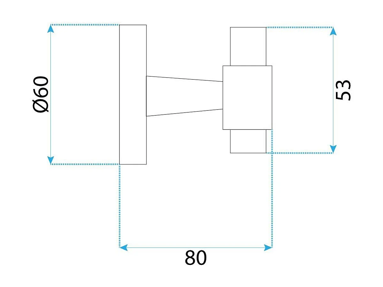 Badezimmeraufhänger Rea 16101 Aristo Brush Gold