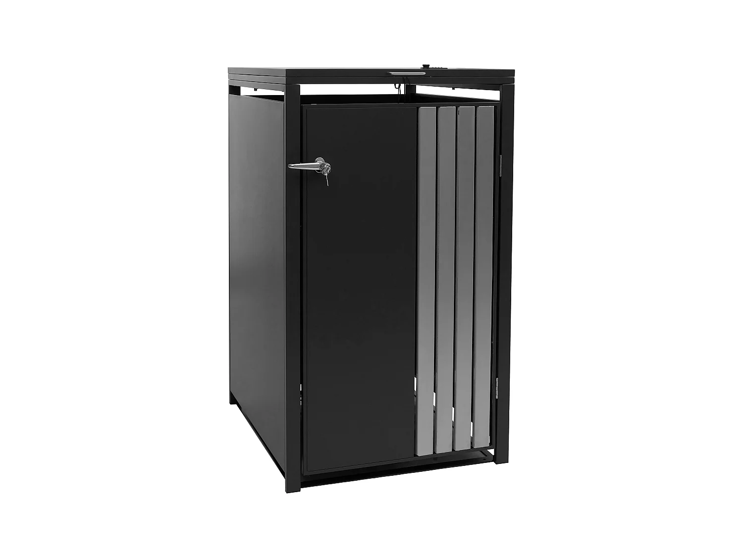 Osłona na pojemnik na śmieci 1 MCW-O67,  antracyt stal szlachetna