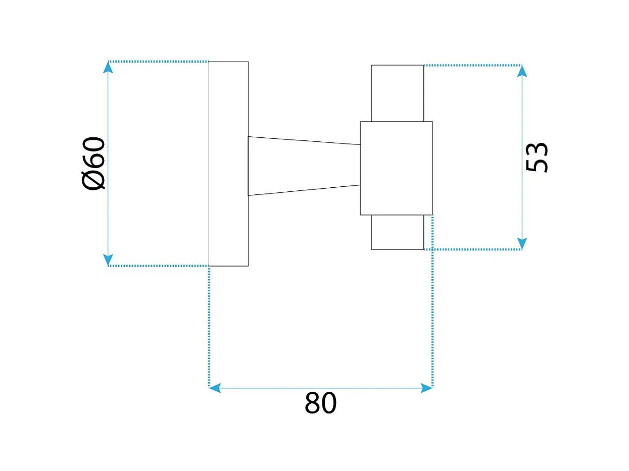 Badezimmeraufhänger Rea 16101 Aristo Brush Copper