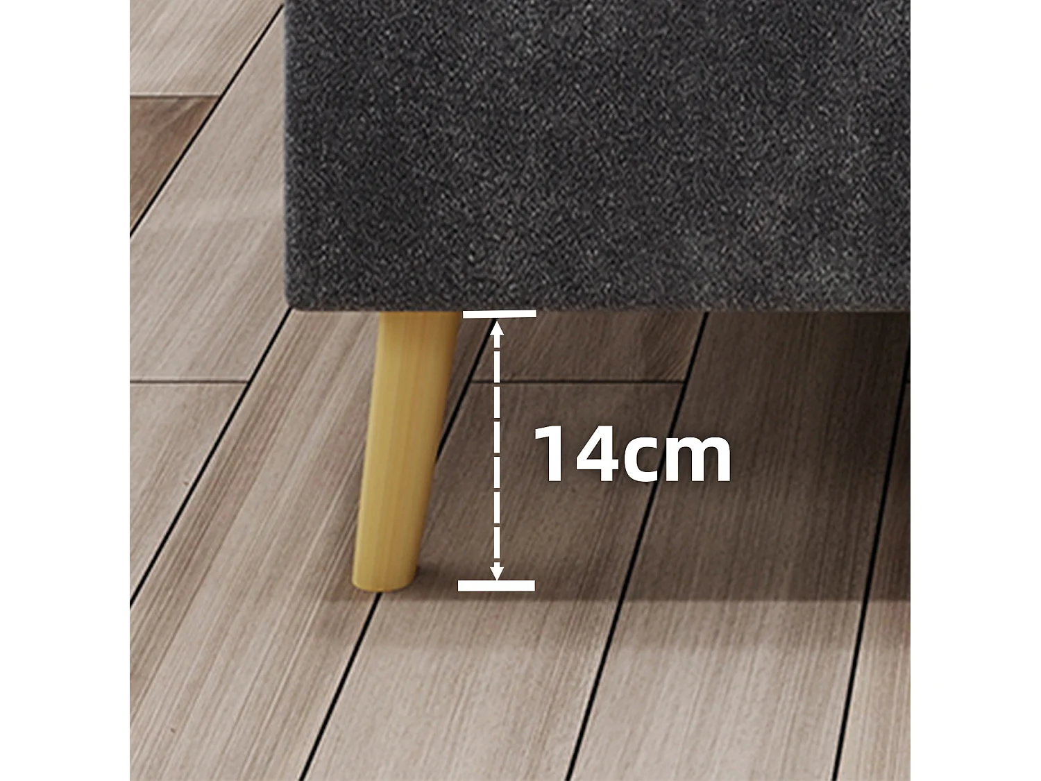 Lit enfant 90x200 cm avec tête de lit dessin animé et sommier à lattes - velours gris (sans matelas)