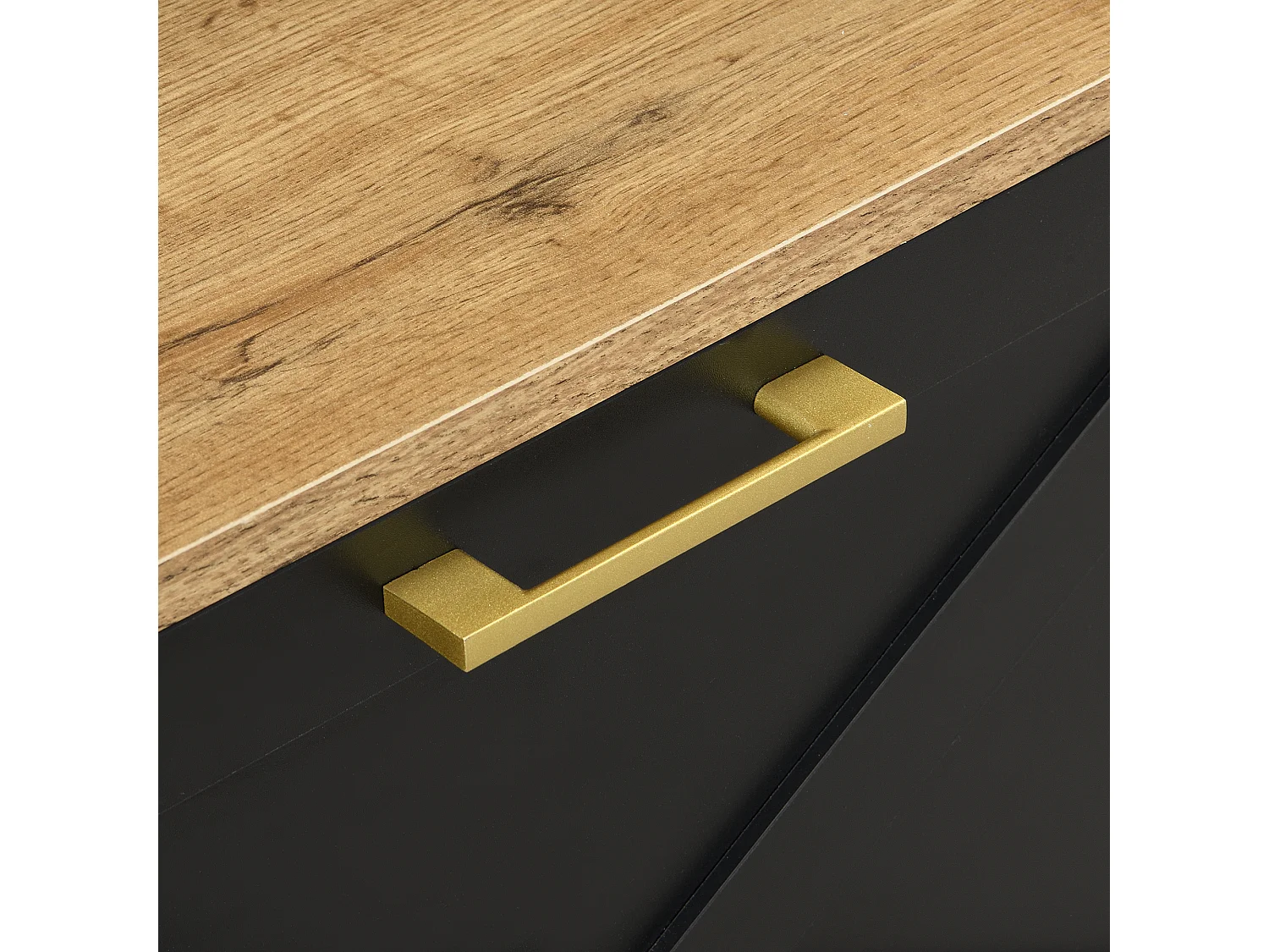 Appendiabiti nero con scarpiera, ripiani e ganci - per ingressi e soggiorni