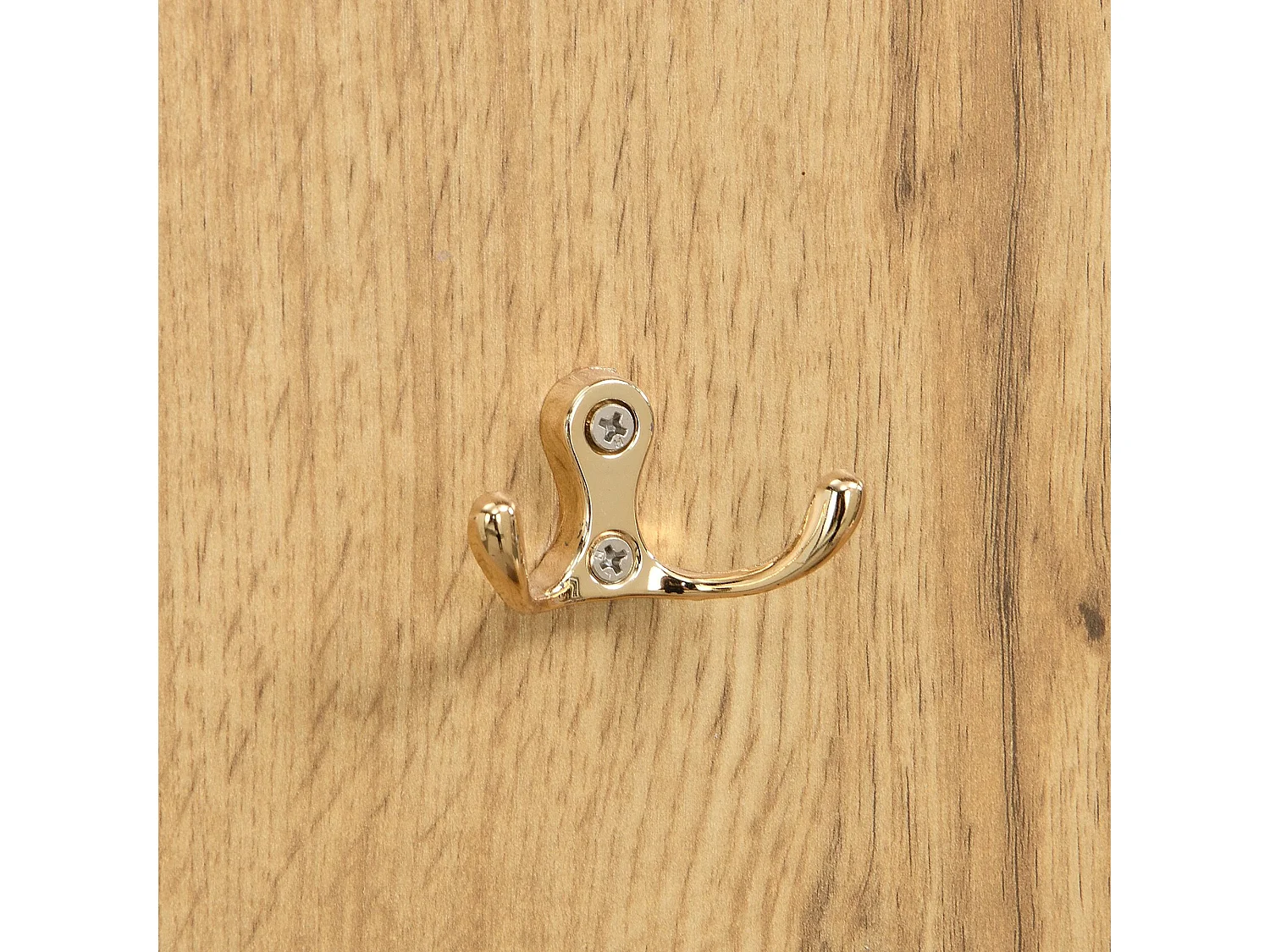 Appendiabiti da ingresso con scarpiera e specchio, spazio contenitore - Naturale