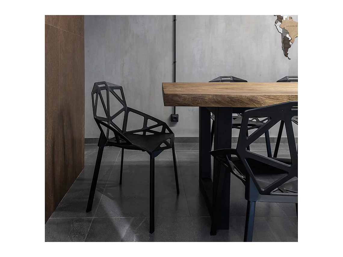 Chaise Spider – Design Moderne pour Intérieur et Extérieur-Couleur Bleu nuit