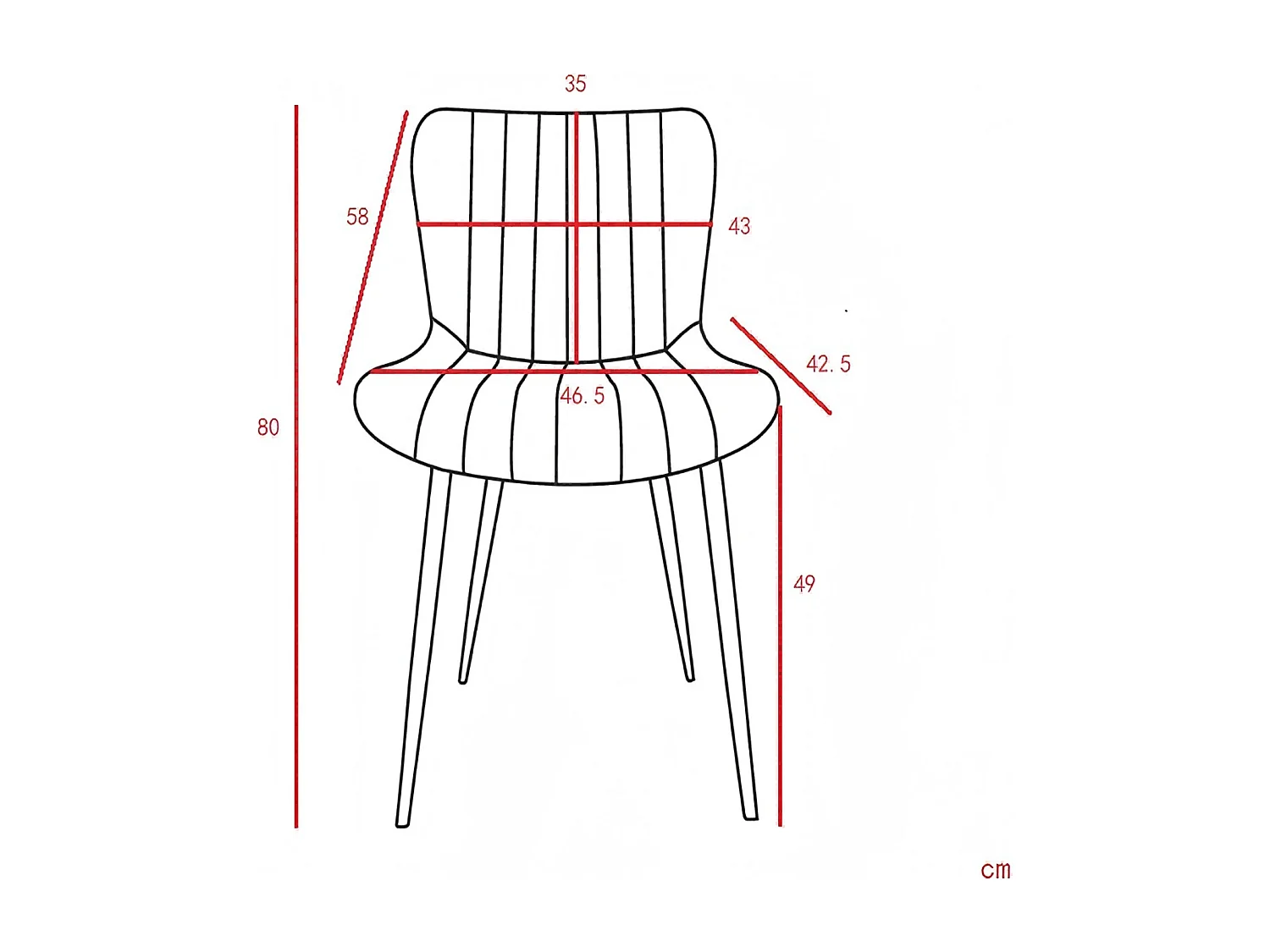 Lot de 4 chaises de salle à manger en PU vert avec pieds en métal noir - style moderne