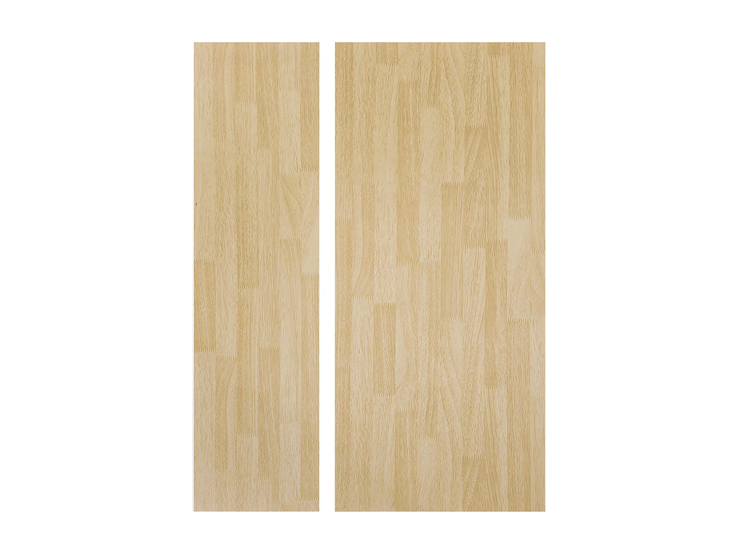 Desserte de cuisine avec plateau en bois pliable, 2 portes et 2 tiroirs de rangement - blanc