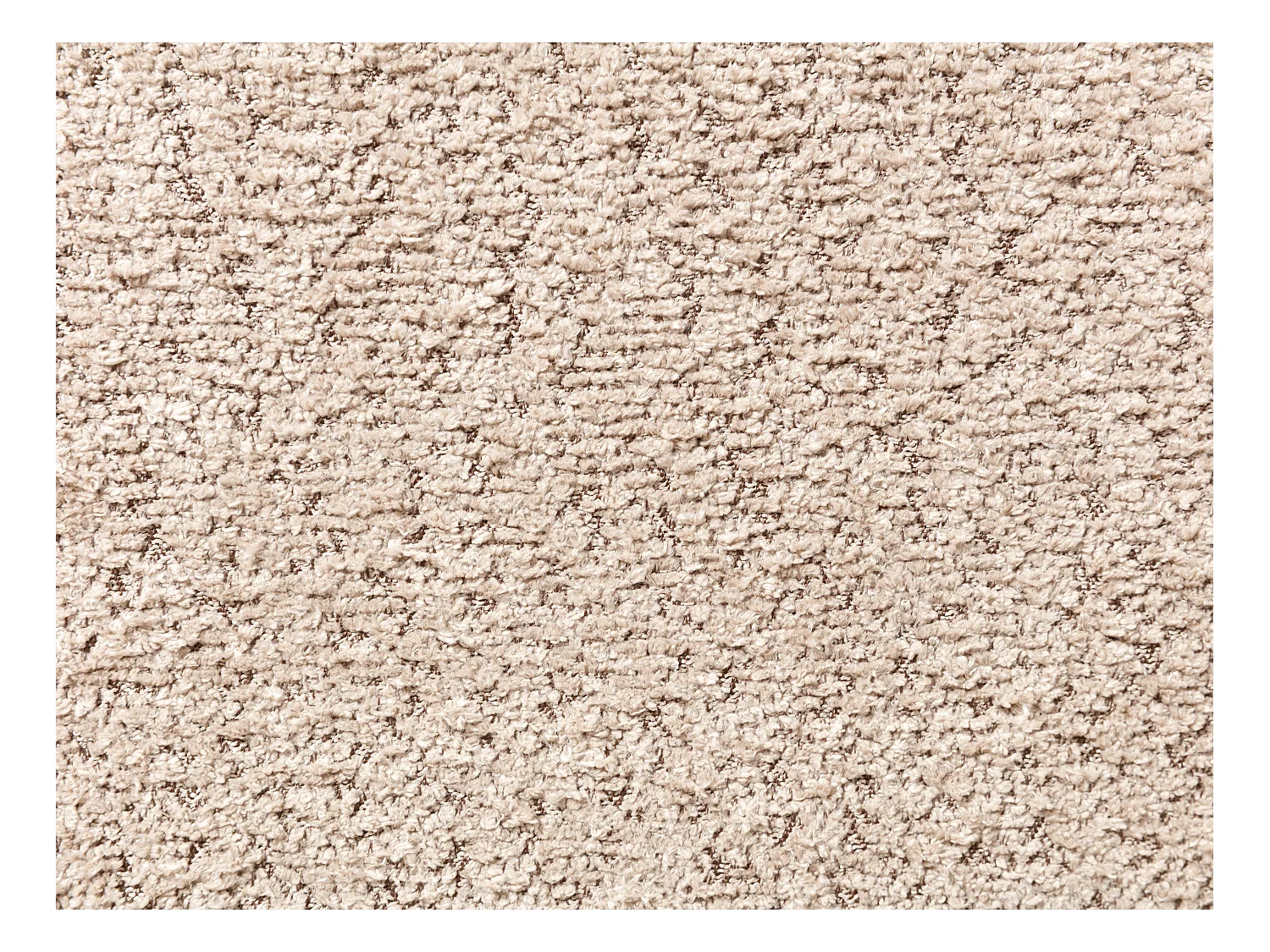 Sæt med 6 stole i bouclestof og gummitræ - Taupe - TORIEL