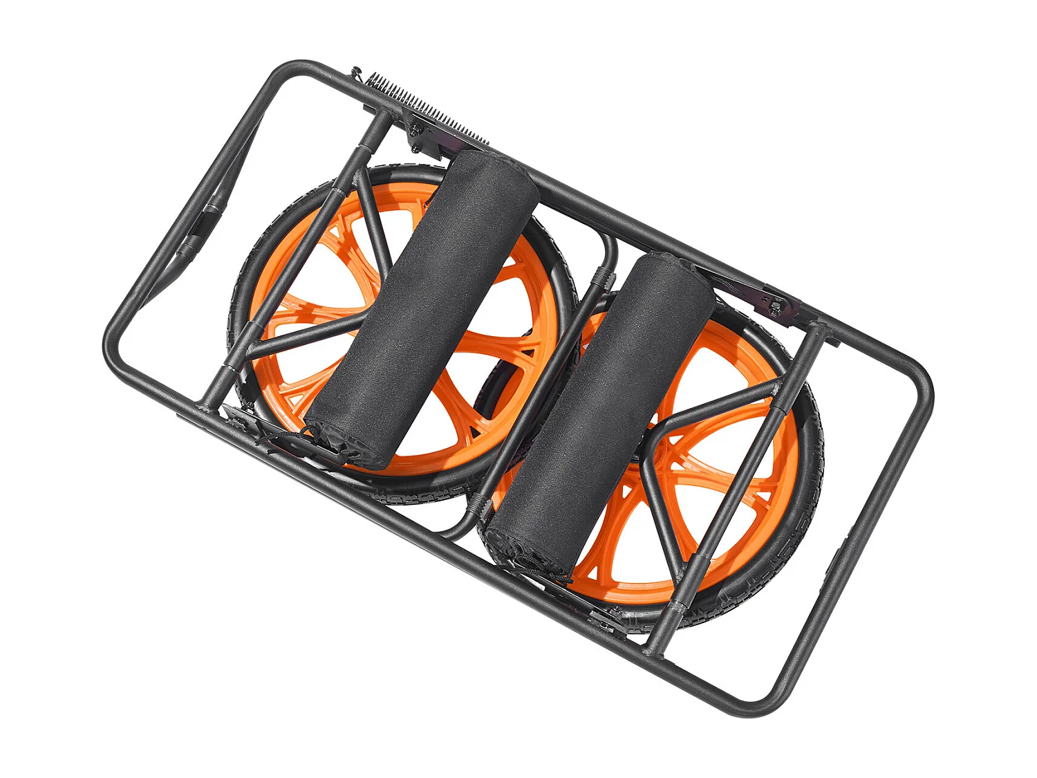 Chariot de Kayak SucceBuy, Capacité de Charge 150 kg, Chariot de Transport Paddle Pliable Compact, avec Pneus en Caoutchouc Plein 38 cm, Pied de Support