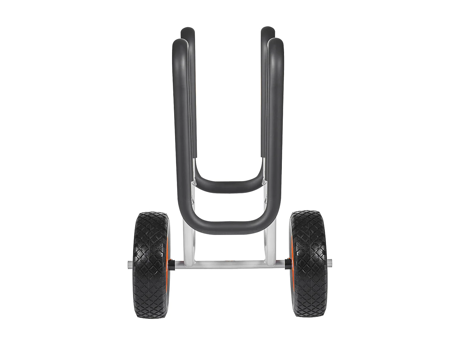 Chariot de Kayak SucceBuy, Capacité de Charge 68 kg, Chariot de Transport Paddle Pliable Compact, avec Pneus en Caoutchouc Plein 25,4 cm, Pied de Support