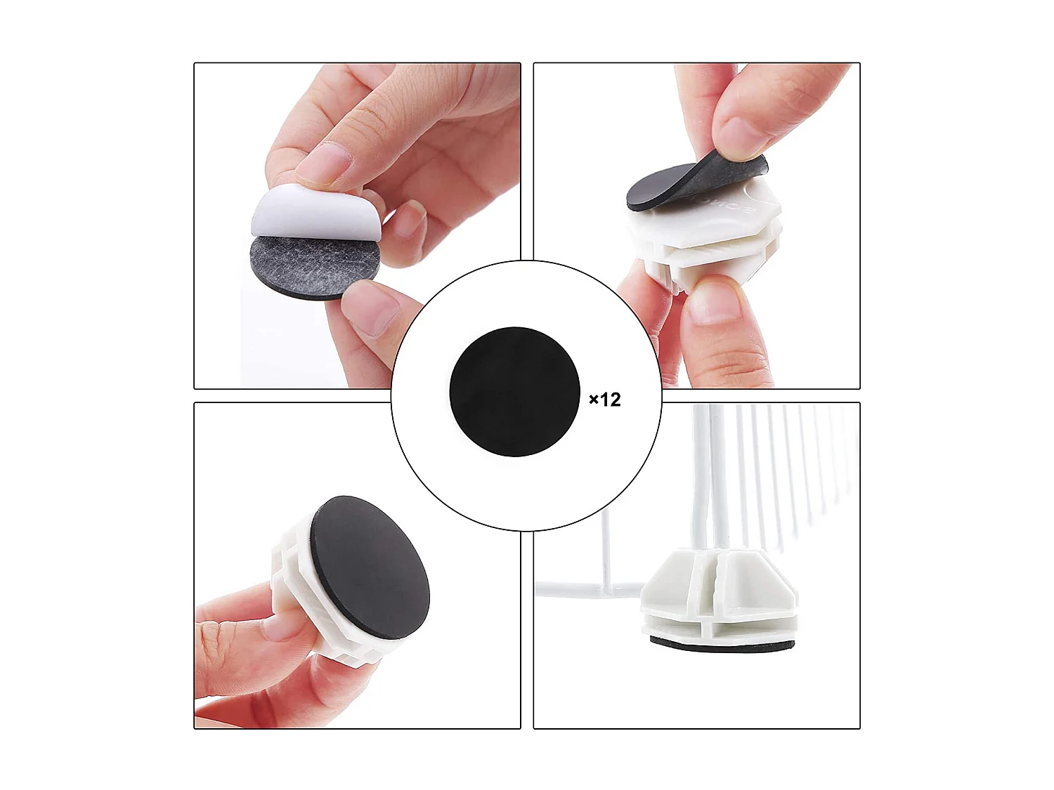 Valora Faltbarer Laufstall für Kleintiere - Tiergehege - Weiß