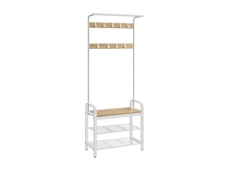 Appendiabiti Valora – Rovere Sonoma con struttura bianca