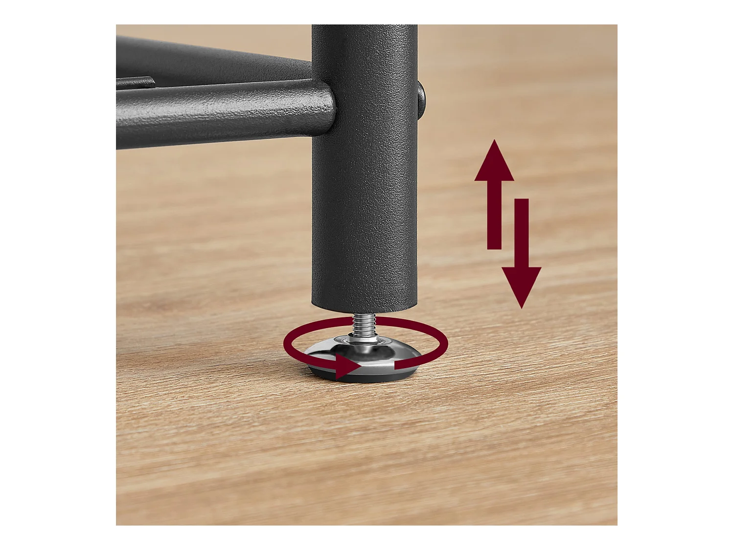 Cintre à vêtements Valora – Organiseur de couloir moderne en chêne Sonoma