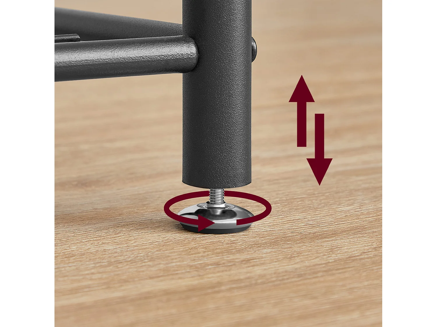 Cintre à vêtements Valora – Organiseur de couloir moderne en chêne Sonoma