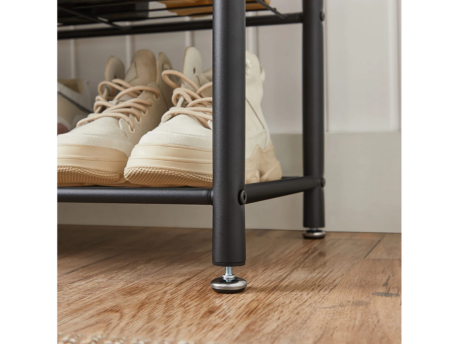 Cintre à vêtements Valora – Organiseur de couloir moderne en chêne Sonoma