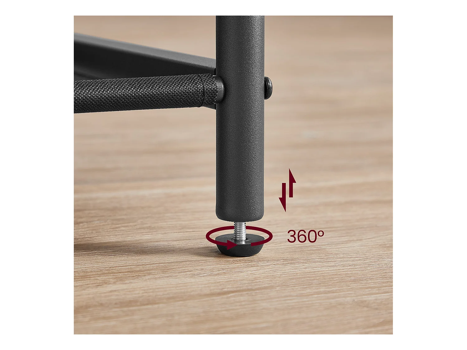 Cintre à vêtements Valora – Chêne Sonoma avec cadre noir