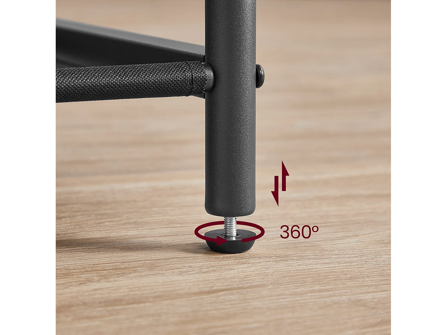 Cintre à vêtements Valora – Chêne Sonoma avec cadre noir