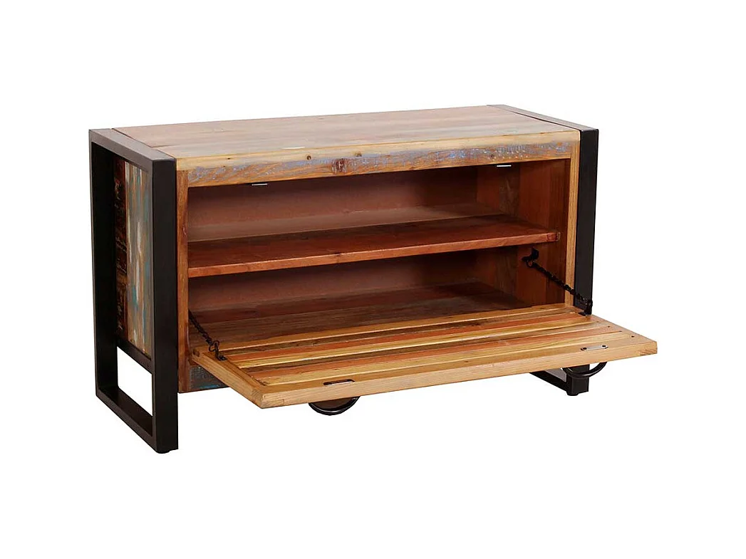 Flursitzbank in Bunt Schuhklappe