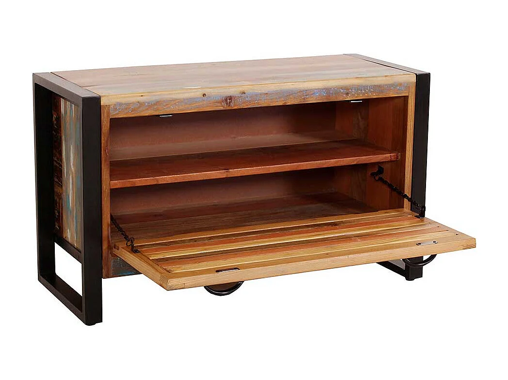 Flursitzbank in Bunt Schuhklappe