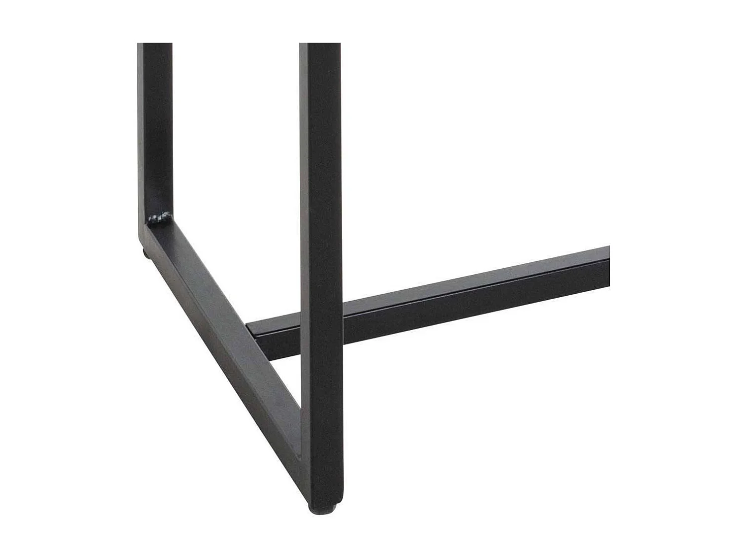 Bettbank im Industry und Loft Stil Echtleder und Metall