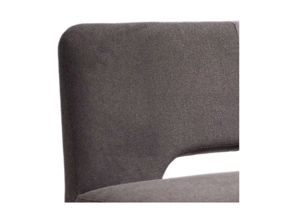 Esszimmer Sitzbank in Dunkelgrau & Eichefarben 160 cm breit