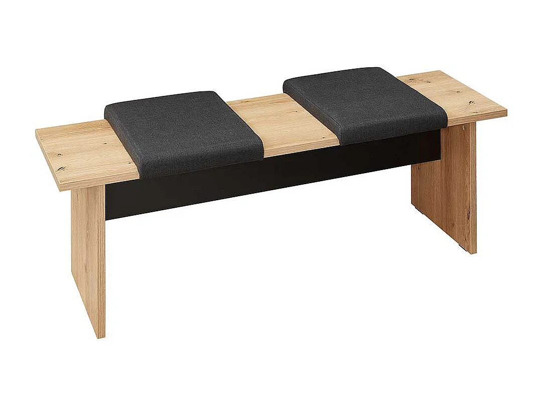 Esszimmersitzbank mit zwei Sitzplätzen zwei Polsterauflagen