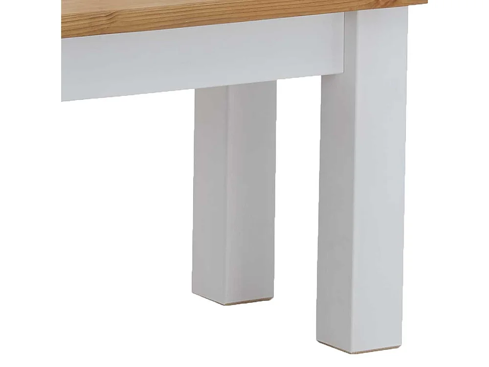 Esstischbank Kiefer zweifarbig aus Massivholz Landhausstil