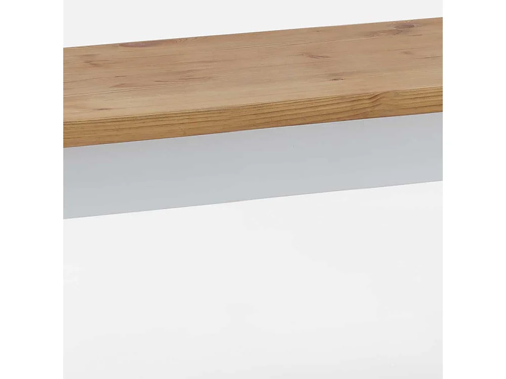 Esstischbank Kiefer zweifarbig aus Massivholz Landhausstil