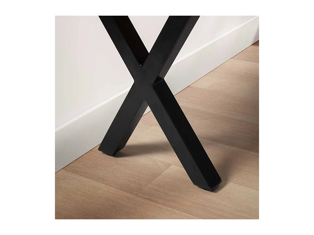 Holzbank Flurbank im Industry und Loft Stil 46 cm hoch