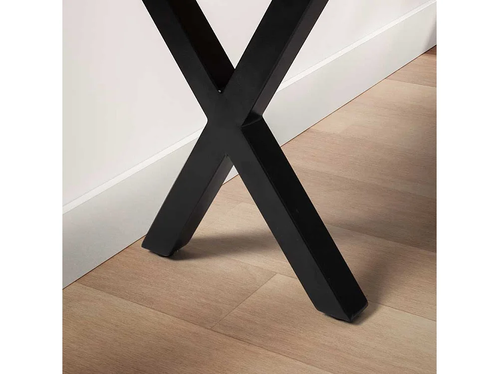 Holzbank Flurbank im Industry und Loft Stil 46 cm hoch