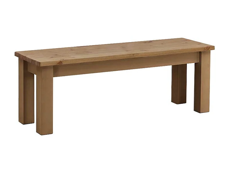 Massivholzbank ohne Lehne Kiefer geölt