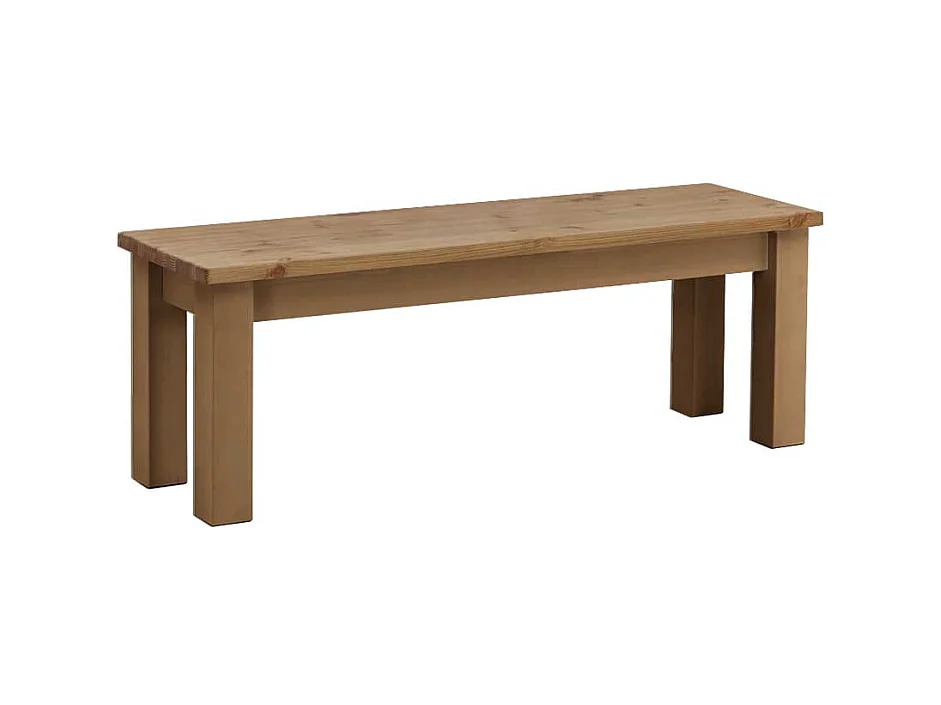 Massivholzbank ohne Lehne Kiefer geölt