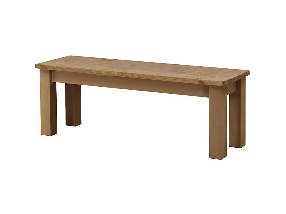 Massivholzbank ohne Lehne Kiefer geölt
