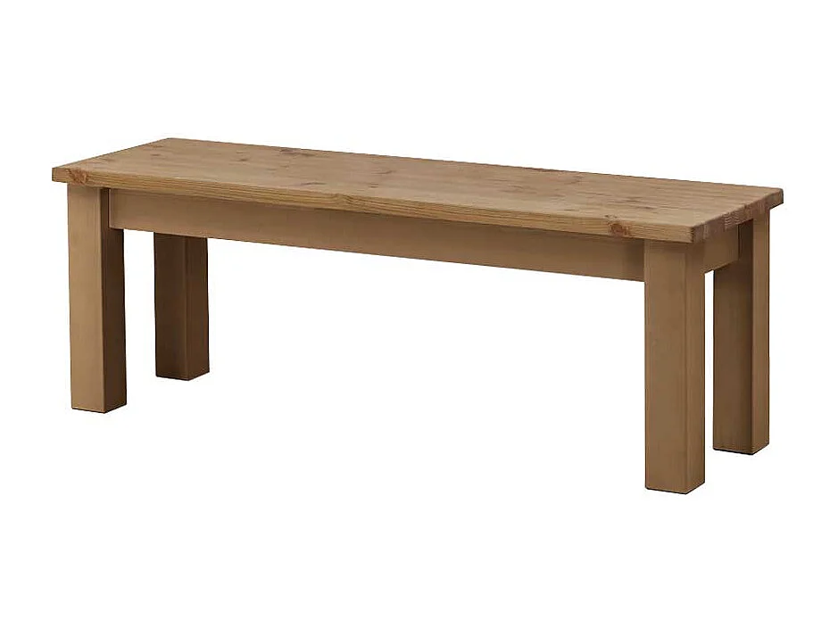 Massivholzbank ohne Lehne Kiefer geölt