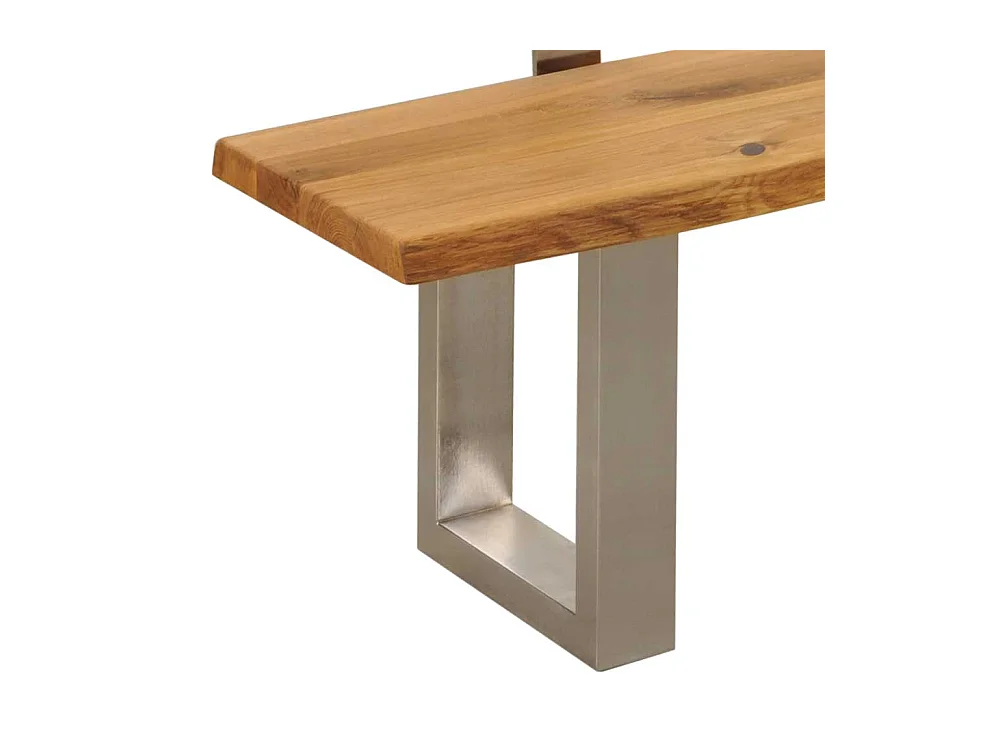 Essbank mit Baumkante Rückenlehne