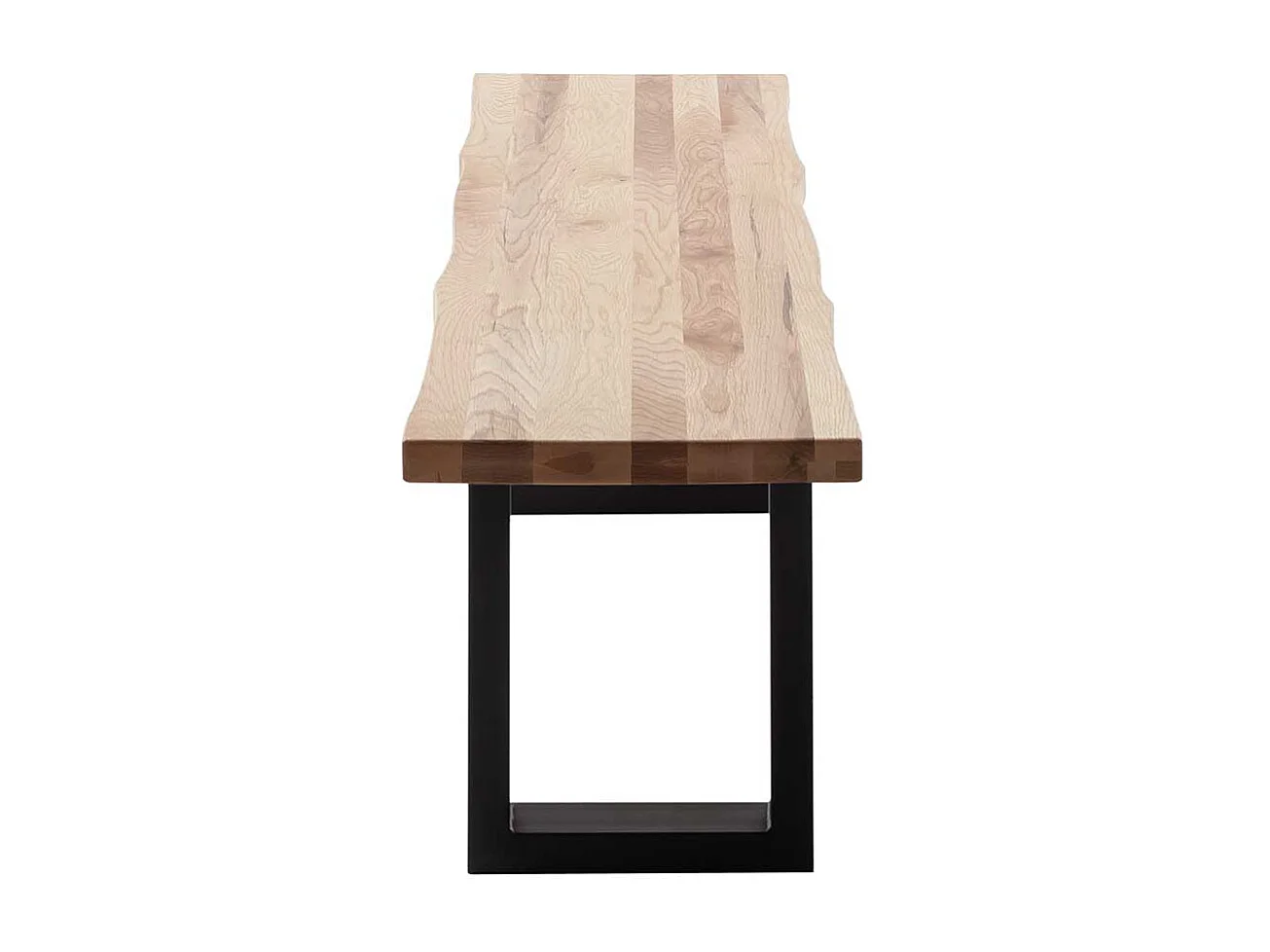 Sitzbank Essbank aus Massivholz & Metall im Industry und Loft Stil