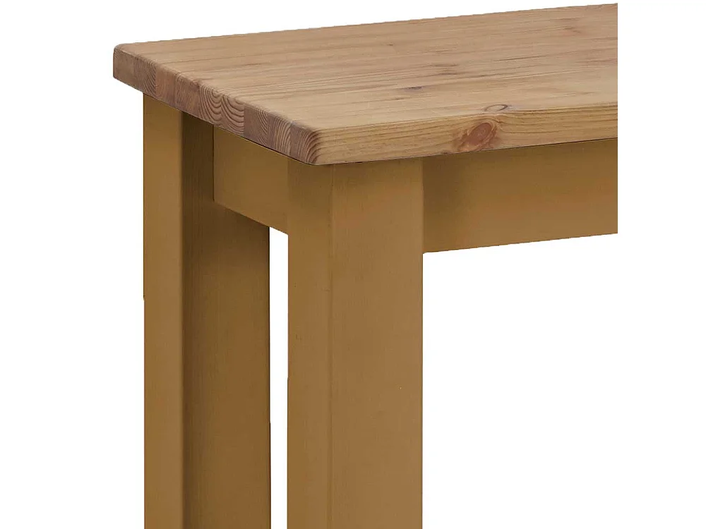 Kiefer Massivholz Sitzbank im Landhausstil 90 cm oder 110 cm breit