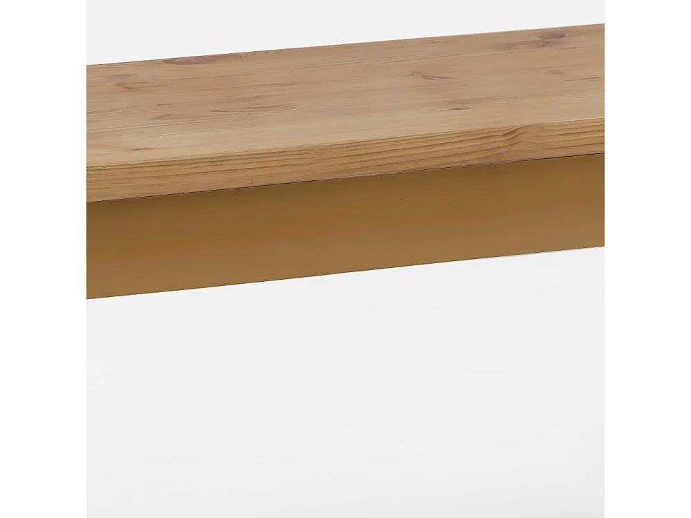 Kiefer Massivholz Sitzbank im Landhausstil 90 cm oder 110 cm breit