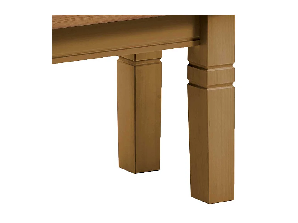 Esstischbank aus Kiefer massiv in Laugenfarben 46 cm Sitzhöhe