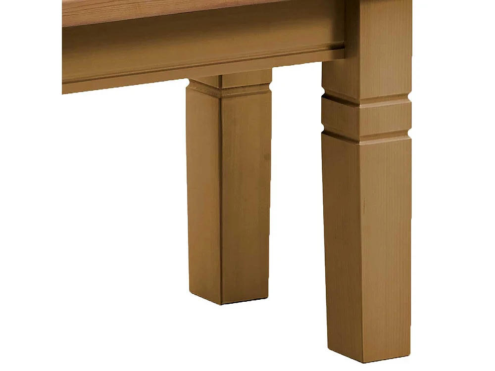 Esstischbank aus Kiefer massiv in Laugenfarben 46 cm Sitzhöhe