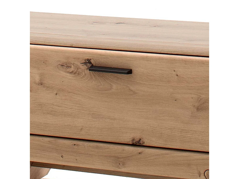 Garderobensitzbank in Eichefarben und Dunkelgrau Klappe