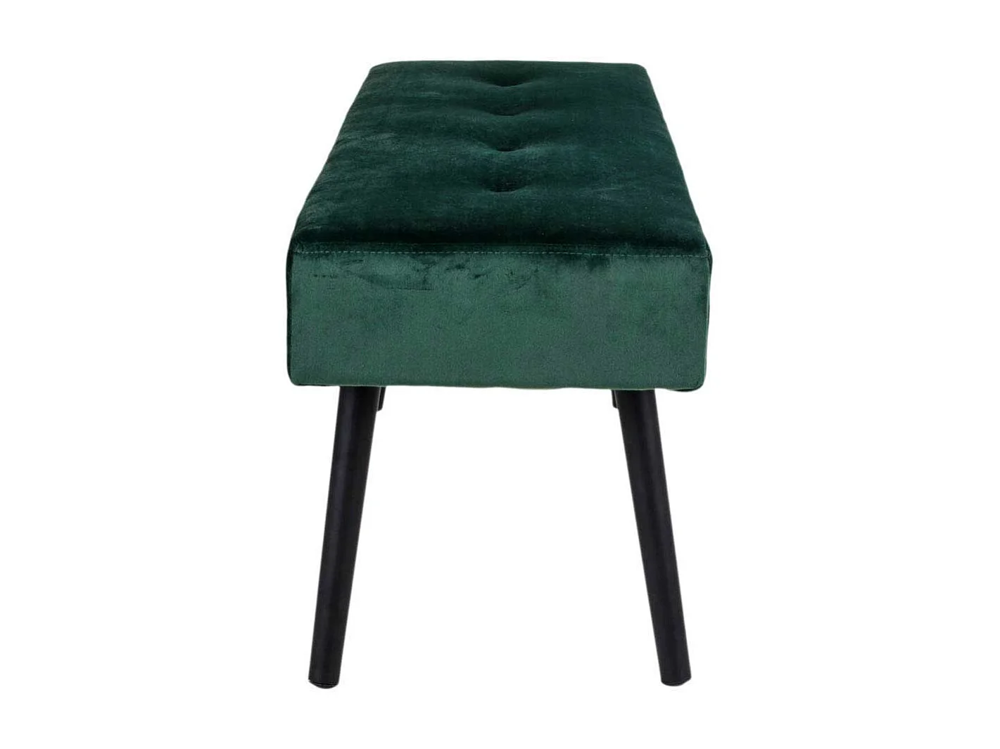 Bettbank in Dunkelgrün Samt Skandi Design
