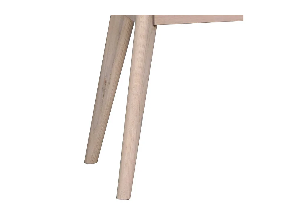 Sitzbank in Eiche White Wash lackiert 155 cm breit