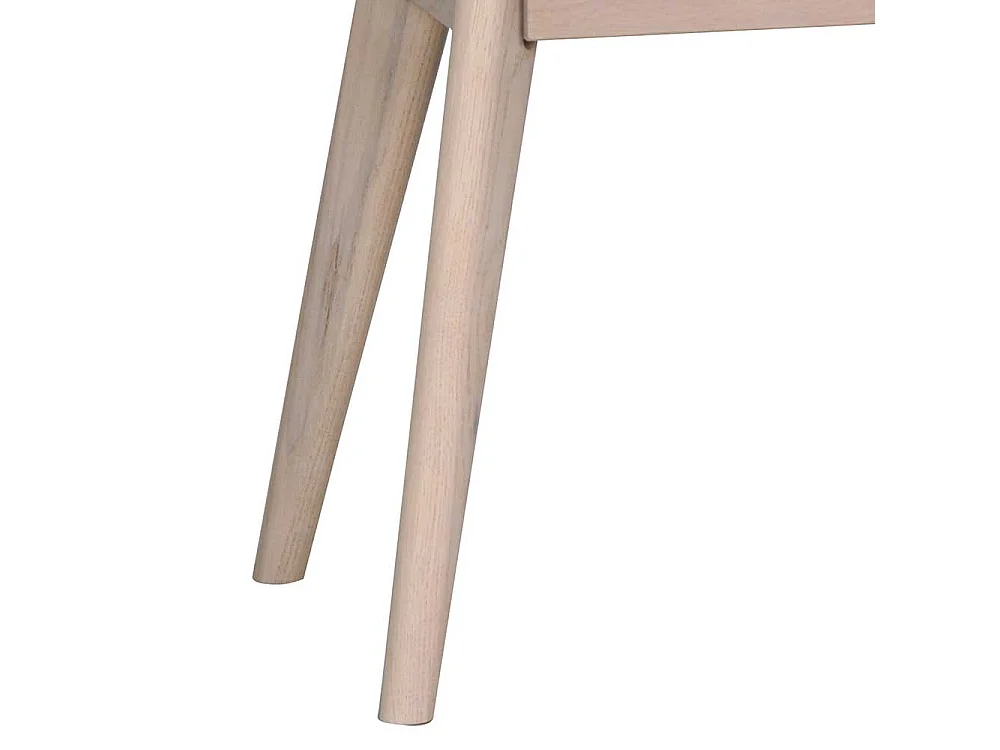 Sitzbank in Eiche White Wash lackiert 155 cm breit