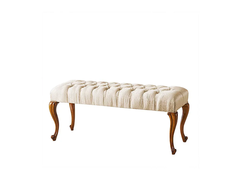 Polstersitzbank in italienischem Design 123 cm breit - 53 cm hoch