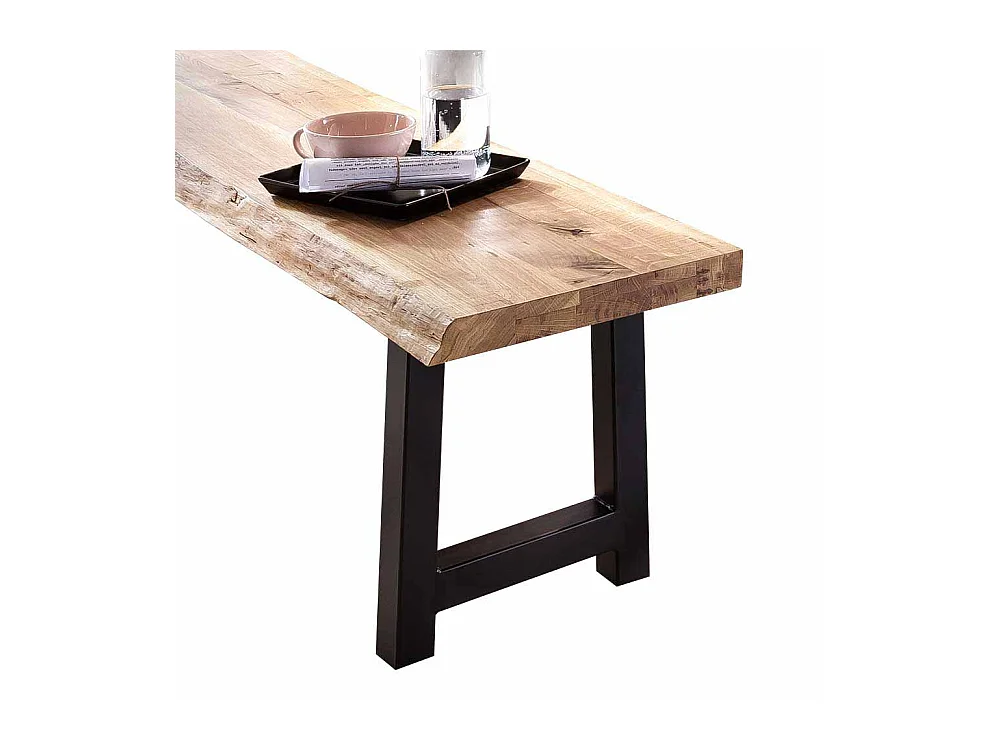 Essbank mit Baumkante ohne Lehne