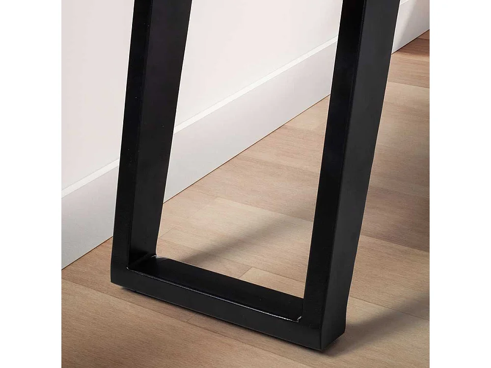 Garderoben Bank Flurbank aus Akazie Massivholz und Metall