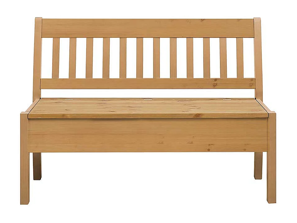 Landhaus Truhenbank aus Kiefer Massivholz