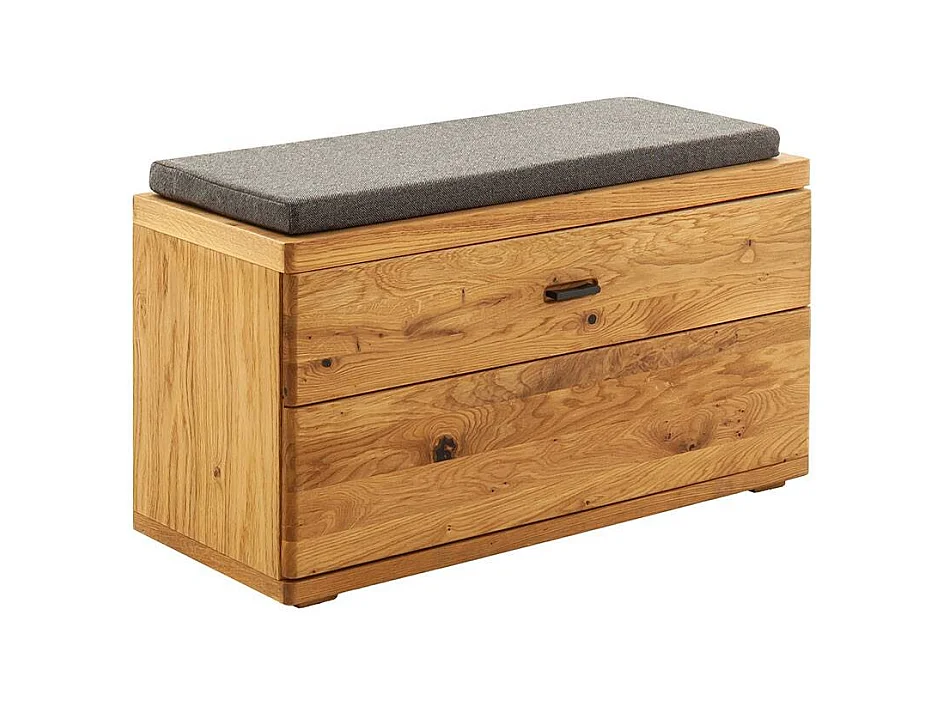 Sitzbank Dielenbank in Wildeichefarben echtholzfurniert